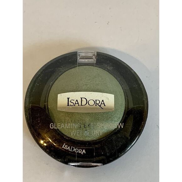 IsaDora Gleaming Eye Shadow Wet & Dry .07 oz 2.1 Color 85 Pistachio Green Rare - Picture 3 of 8